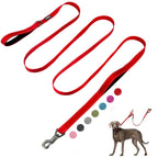 FIDA Heavy Duty dog leash 10 ft in red