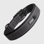 FIDA padded dog collar in black