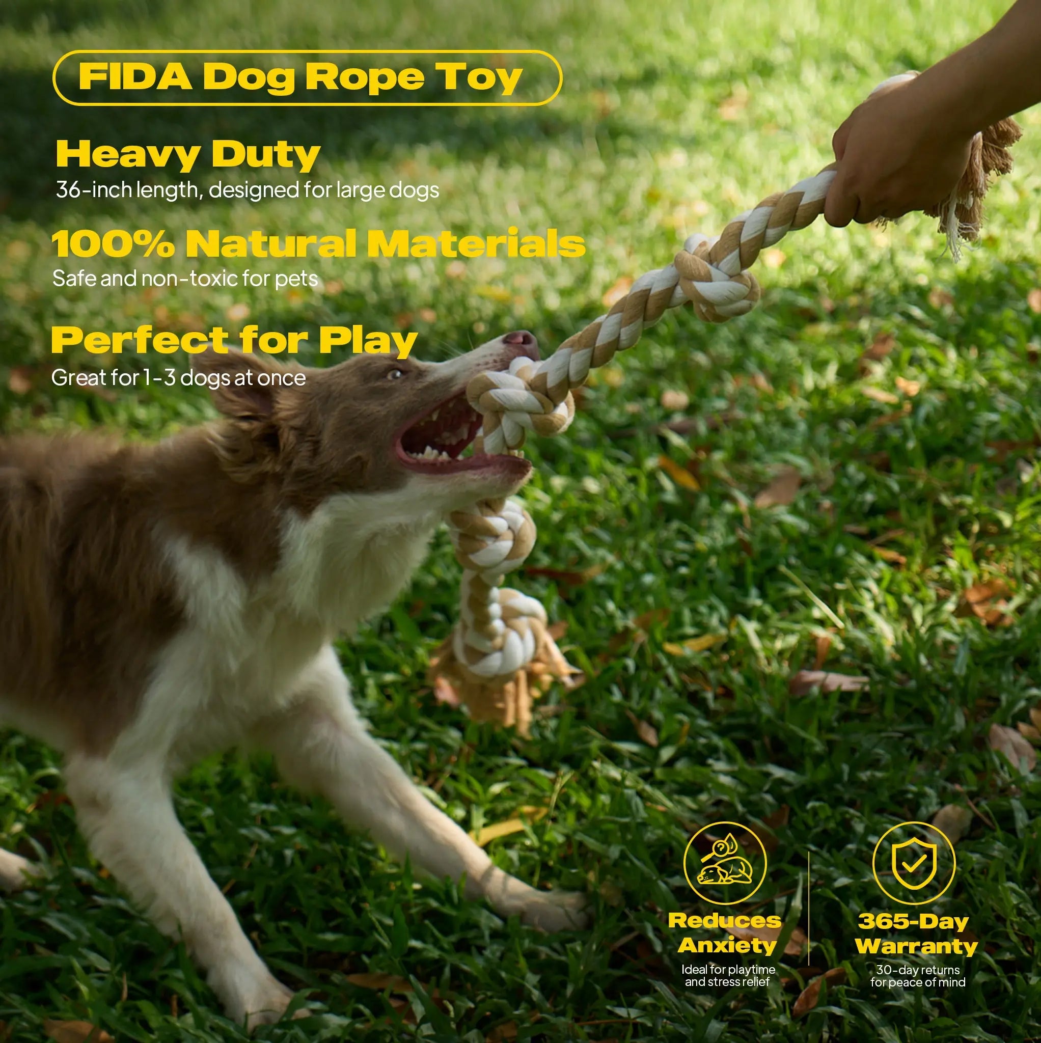FIDA Dog Rope Toy