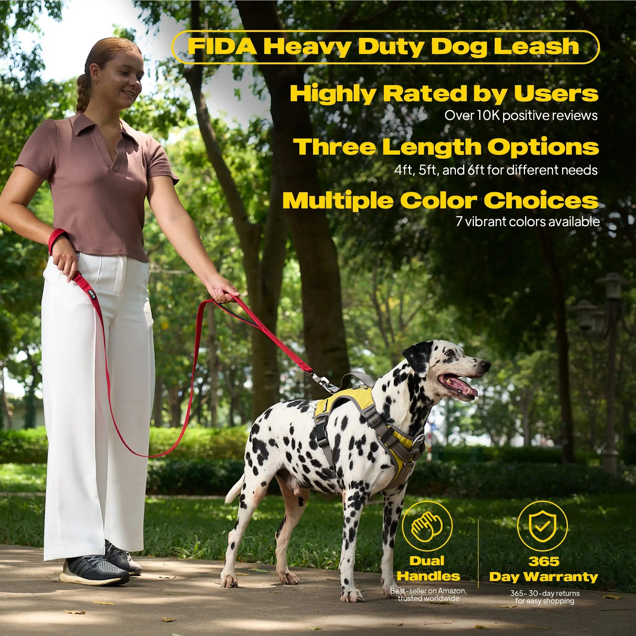 FIDA Heavy Duty Dog Leash FIDA