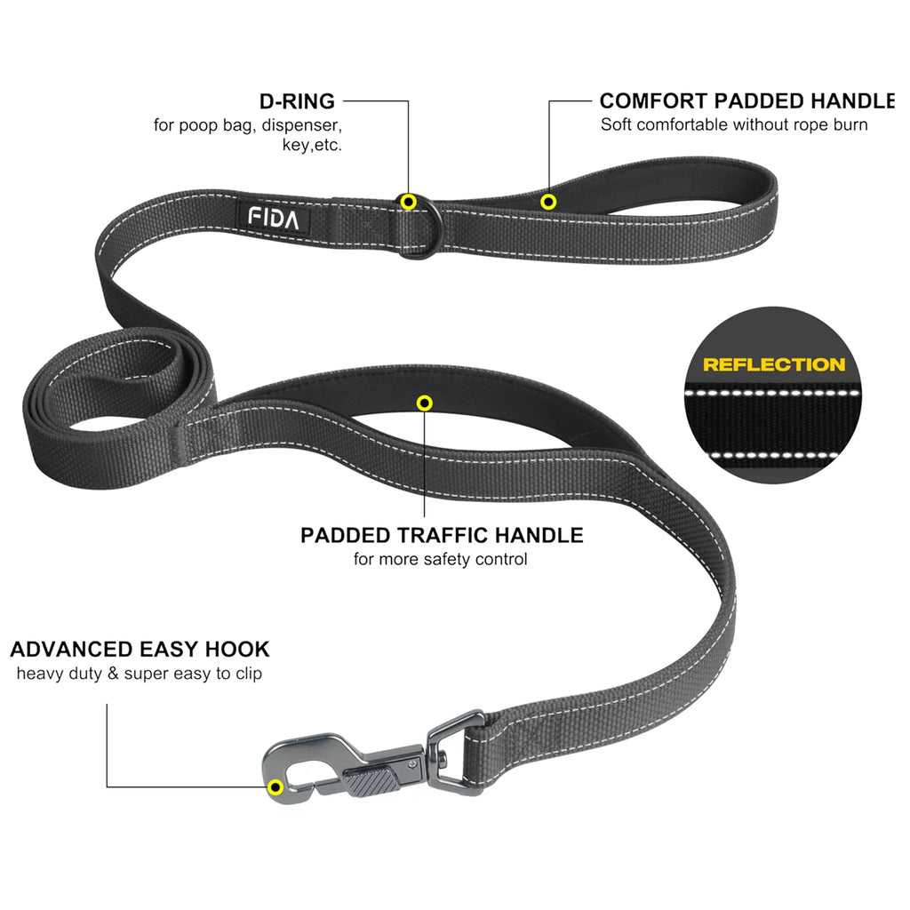 FIDA Heavy Duty Dog Leash FIDA