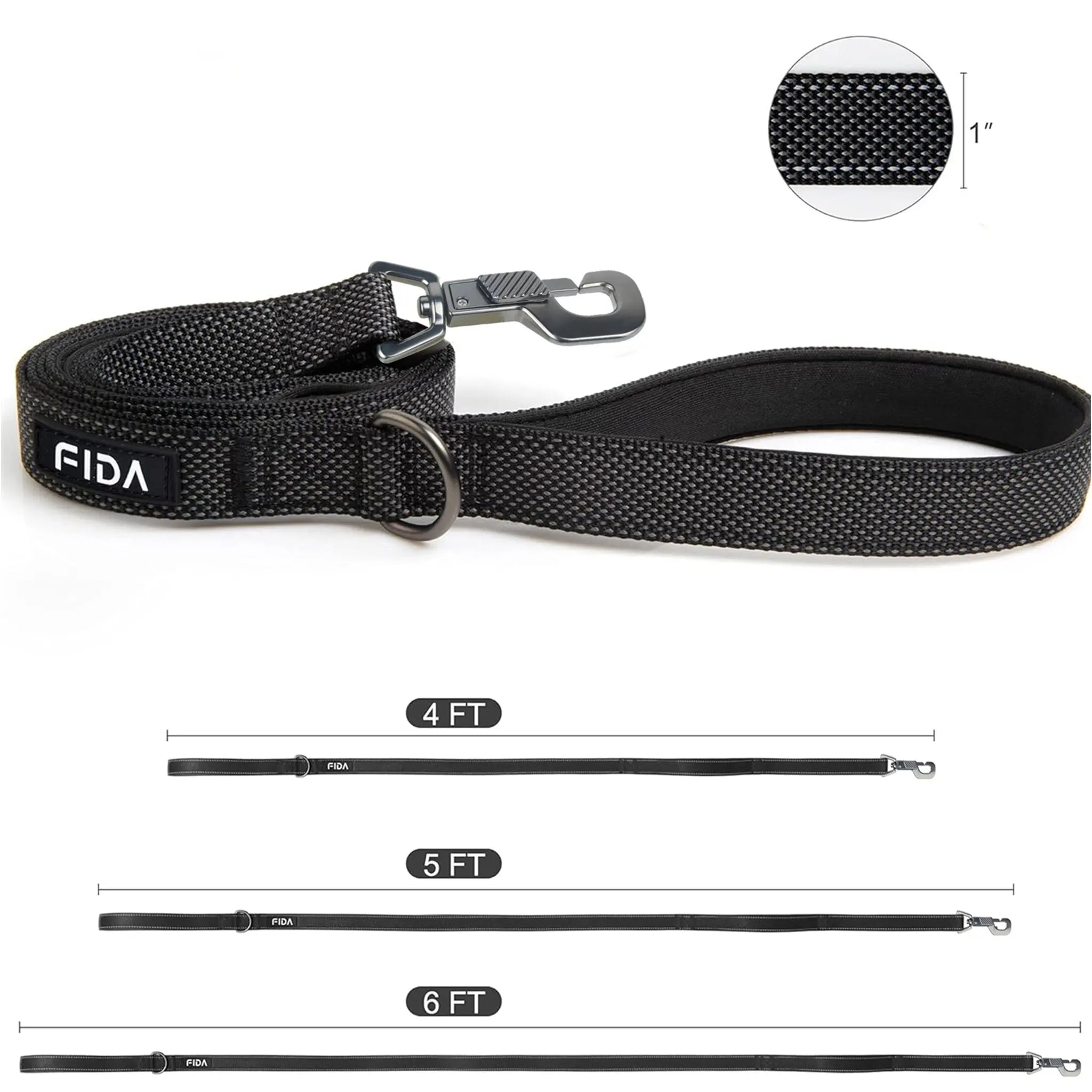 FIDA Heavy Duty Dog Leash FIDA