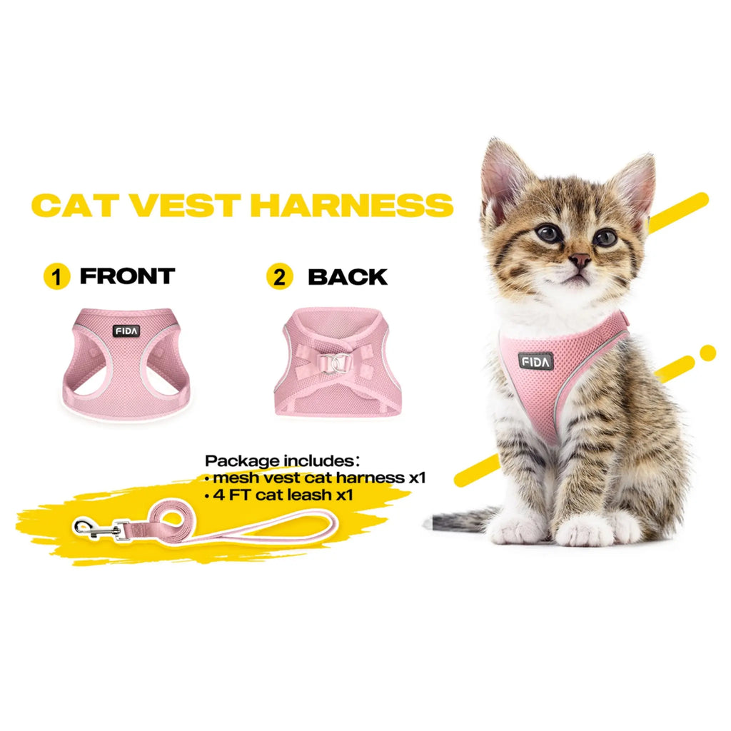 FIDA Kitten & Puppy Harness and Leash Set FIDA