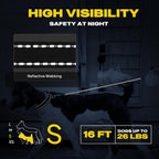 Fida Reflective Retractable Dog Leash