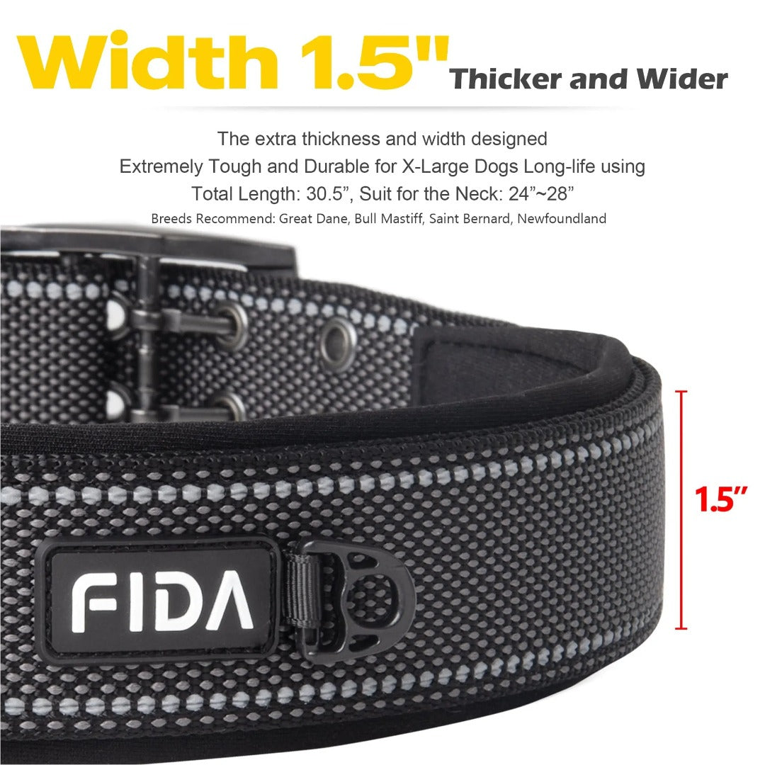 Fida Padded Dog Collar
