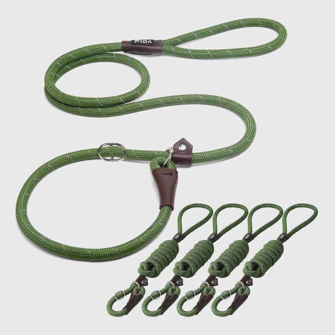Fida Slip Lead Dog Leash 5 Pack Dog Training Leash